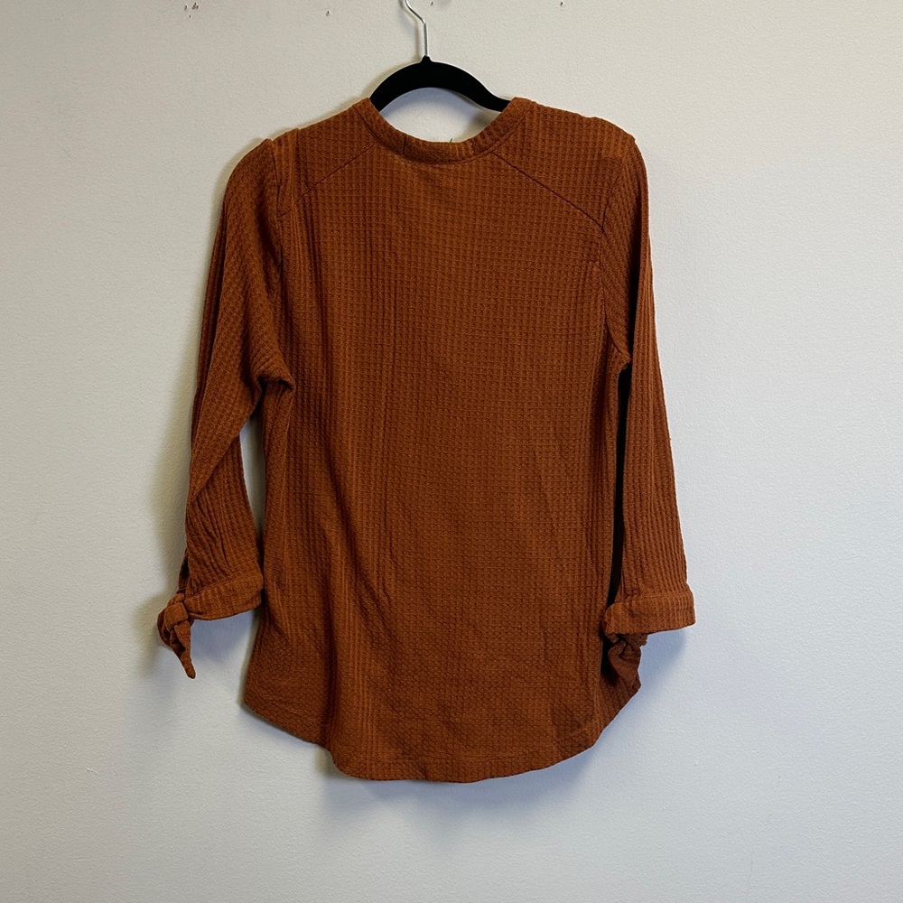 Lover Position Medium Elegant Women's Brown Blouse - Picture 4 of 4